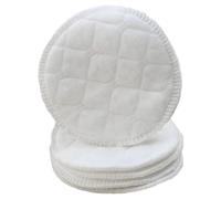 ibasenice 100pcs White Three-Layer Breast Pads Washable Leak Nursing Pads for Breastfeeding Postpartum Mothers