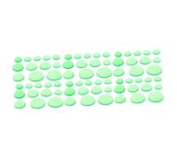 ibasenice 108pcs Washable Drum Dampeners Soft Silicone Gel Pads Drum Silencers for Snare Tom Cymbals Accessories Mute Control during Practice