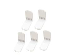 ibasenice 10pc Proofing Locks White Right Angle Safety Cabinet Locks for Cupboard