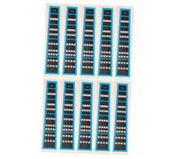 ibasenice 10pcs 1/8 Violin Scale Stickers Blue Border Fretboard Note Decals for Beginners Violin Finger Guide Easy Learning Accessories