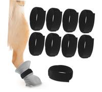 ibasenice 10pcs Adjustable Doggie Sock Holders Non Slip Paw Protector Bands for Outdoor Adventures Secure Footwear Straps for Active Pets Firm Grip Design to Prevent Slipping