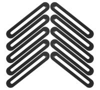 ibasenice 10pcs Adjustable Flat Mending Plate with Slot Hole, Stainless Steel Corner Brackets for Wood, High Strength and Resistance to Deformation, for Furniture Repair and Drawer Fixing