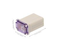ibasenice 10pcs Amp Mini Auto Fuse High Sensitivity Micro Car Fuses for Enhanced Circuit Protection and Short Circuit Prevention Heat-resistant Automotive Parts for Various Vehicles