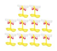 ibasenice 10pcs Automatic Chicken Waterer Cups Ball Valve Drinker for Chickens Ducks Poultry Durable Hanging Water Feeders with High Density Design for Easy Cleaning