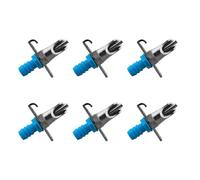 ibasenice 10pcs Automatic Rabbit Feeder Waterer with Double Spring Drinking Nozzle, Zinc Alloy and Plastic Material, Compatible with Wire Cages for Small Animals and Ferrets Random Color