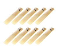 ibasenice 10pcs B-flat Clarinet Reeds Strength 2.5 for Clarinet Players, Excellent Sound Quality Woodwind Instrument Accessories