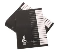 ibasenice 10pcs Blank Music Notebook Chord Book for Guitar and Piano Novelty Music Paper Notebook for Composition and Practice