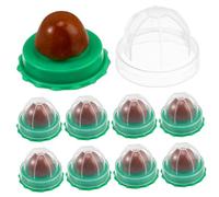 ibasenice 10Pcs Cat Treats Catnip Lollipop Random Flavors Pet Licking Balls for Cats for Urinary Health Easy to Stick Walls and Furniture