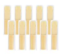 ibasenice 10pcs Clarinet Reeds Strength B♭ Clarinet Reeds Compact Thinner Tip Supplies Accessory