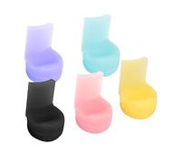 ibasenice 10pcs Clarinet Thumb Pads Cushion Protectors Long Handle Thumb Rest for Clarinet Support While Playing Random Color