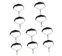 ibasenice 10pcs Comfortable Saxophone Belt Adjustable Leather Strap for Alto Tenor Saxophones Stress-relief Design for Musicians