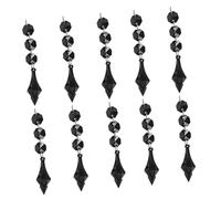 ibasenice 10pcs DIY Chandelier Pendants Acrylic Irregular Prism Beads for Decorative Lighting Window Hanging Crystals Suncatcher Crystals Lamp Pendant Acrylic Beads for Home Decor