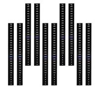 ibasenice 10pcs Fermentation Temperature Strips C Self-adhesive Liquid Crystal Thermometer for Mason Jars Homebrew Wine Yogurt Pickle Brewing Temperature Gauge