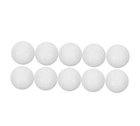 ibasenice 10pcs Foam Golf Practice Balls Solid Squeeze Stress Relief Training for Indoor Outdoor Use Realistic Feel Soft Flight Backyard Practice