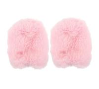 ibasenice 10pcs Furry Microphone Wind Cover for Outdoor to Minimize Wind Noise Protects Mic from Moisture and Dirt for Live Streaming and Recording
