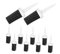 ibasenice 10Pcs Golf Tees with Cleaning Brush Lightweight Reusable Golf Accessories for Consistent Performance for Outdoor Practice Durable Storage Base Included
