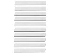 ibasenice 10pcs Guitar Bone Nut Replacement Acoustic Guitar Nut Bone Bridge Blanks for Classical Bass