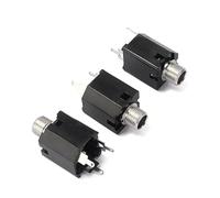 ibasenice 10pcs Guitar Endpin Jack Threaded Cylinder Output Jack for Guitar Pickup
