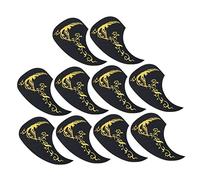 ibasenice 10pcs Guitar Sound Stickers for Acoustic Guitar Pick Guard Decal Plectrum Accessory for Protect Your Instrument
