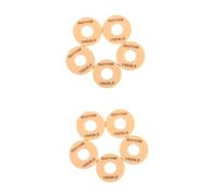 ibasenice 10pcs Guitar Toggle Plate Washer for Electric Guitar Rhythm Treble Washer Ring for Tuners and Equipment