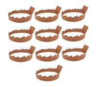 ibasenice 10pcs Guzheng Code Paper Set Zheng Code Location Diagram Light Brown Thin Installation Guide for Guzheng Accessories