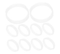 ibasenice 10pcs Hamster Tunnel Rings Diy Connected Tube Circles Flexible Hamster Cage Tunnel Connectors Plastic Tube System for Creative Pathways and Exploration