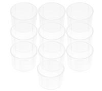 ibasenice 10pcs Liquid Measuring Cups Plastic Pp Material 15ml Capacity Graduations Lightweight Liquid Container for Kitchen Lab Mixing