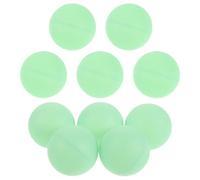 ibasenice 10pcs Luminescent Table Tennis Balls for Outdoor Use Standard Size 40mm Reusable Glow Pingpong Balls for Camping and Party Favour Activities