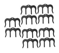 ibasenice 10pcs Metal Piano Score Clip Music Page Holders Hollowed Design for Easy Viewing for Pianists Guitarists Musicians Sturdy Sheet Music Clips