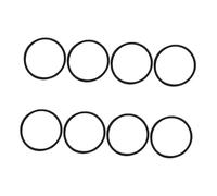 ibasenice 10pcs Mic Vibration Reducer Rubber Mic Rubber Ring Shocking Mount Bands Replacement Suspension Ring Anti-shocking Noise Elastic Bands Black