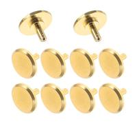 ibasenice 10pcs Mini Copper Quartz Clock Mechanism Kit for DIY Clock Repair