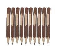 ibasenice 10pcs Natural Wood Pencils with Tree Bark Design, Smooth Writing and Long Writing without Fatigue, for Art Projects and Drawing, Eco-friendly Brown Wooden Pencils for Artists