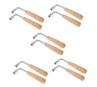 ibasenice 10pcs Piano Tuning Wrench Harp Tuning Tool for Lyre Harp Stringed Instruments