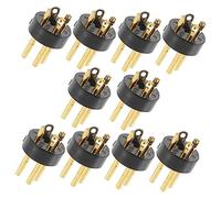 ibasenice 10pcs Pin Connector Audio for Microphones and Construction Compatible Ktv Microphones for Audio Connections and Amplifier Setup