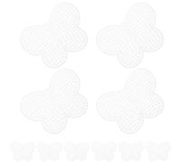 ibasenice 10pcs Plastic Mesh Sheet Cross Stitch Sewing Sheets Handmade Quilting Creative White Portable Knitting for Crafts Teens Exercise Hands-on Skills