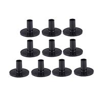 ibasenice 10pcs Plastic Percussion Cymbal Sleeves Unique Design Black Lightweight Drum Cymbal Accessories Easy to Carry Improve Performance for Drum Kit