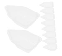 ibasenice 10pcs Plastic Weighing Trays Reusable Weigh Boats for Accurate Measurement Labs Lightweight Portable Design for Mixing and Weighing Tasks Anywhere