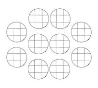 ibasenice 10pcs Pot Feet Elevators Flowerpot Holder for Patio Decor Black Pp Material Minimalist Sleek Design Easy Maintenance Versatile Compatibility Outdoor Space