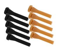 ibasenice 10Pcs Poultry Plucking Fingers Replacement Parts for Chicken Plucker Rubber and Yellow Tendon Material Sticks for Goose Duck Quail Hair Removal Compatible with Slaughter Equipment