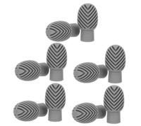ibasenice 10pcs Practical Drum Stick Covers Mute Drum Stick Head Covers Silicone Drumstick Practice for Beginner Accessories