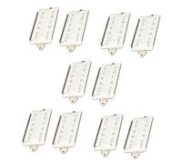 ibasenice 10pcs Professional Metal Pickup Base for Electric Guitar Neck Plate Easy Install Dismantle Protect Your Pickup from Falling