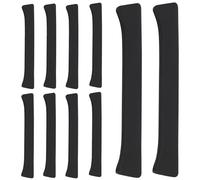 ibasenice 10pcs Protective Cover and Handle with Moisture Resistance and Portable Design, Flexible Plastic Blade Guard for Wood Chopping and Outdoor Camping Activities