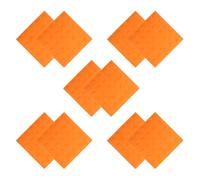 ibasenice 10pcs PVC Tactile Paving Bricks with Nonslip Bump Dots for Blind Path Safety High-Visibility Yellow Sidewalk Tiles Pavement Boards for Urban Guidance and Easy Snap Installation