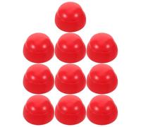 ibasenice 10pcs Red Plastic Playground Bolt Nut Covers, Weatherproof Screw Caps for Outdoor Play Equipment, Protective Plastic Screw End Covers for Playground Safety