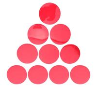 ibasenice 10pcs Red Stage Lighting Filters Stable Color Performance, Thin and Flexible Pet Film, Self-adhesive Gel Covers for Classroom and Living Rooms, Lighting Film for Warm Ambient Light