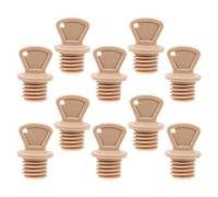 ibasenice 10pcs Rubber Hot Water Bottle Stoppers Leakproof Silicone Sealing Replacement Caps Universal Winter Heat Bottle Plugs for Hot Water Bags and Camping Use