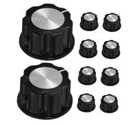 ibasenice 10pcs Screw-type Potentiometer Volume Knobs for Electric Guitar and Bass Bass Volume Control Knobs with Sturdy Build and Easy Installation
