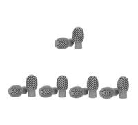 ibasenice 10pcs Silicone Drum Stick Caps for Drum Stick Head Protective Cover Mute Cover for Drumstick Practice Pad