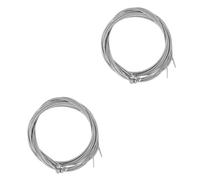 ibasenice 10pcs Silver Steel Strings for String Bass Guitar Replacement Compatible Bass Individual Packaging Material for Beginners
