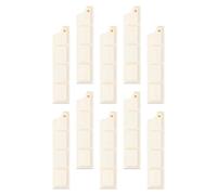 ibasenice 10pcs Simulation Chocolate Shape Ballpoint Pen with White Plastic Body, Cute Cartoon Design and Sturdy Construction, for Back to School Decor and Party Favor Gifts like Christmas